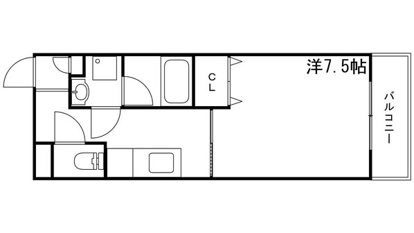 ベルドミール西二階町の物件間取画像